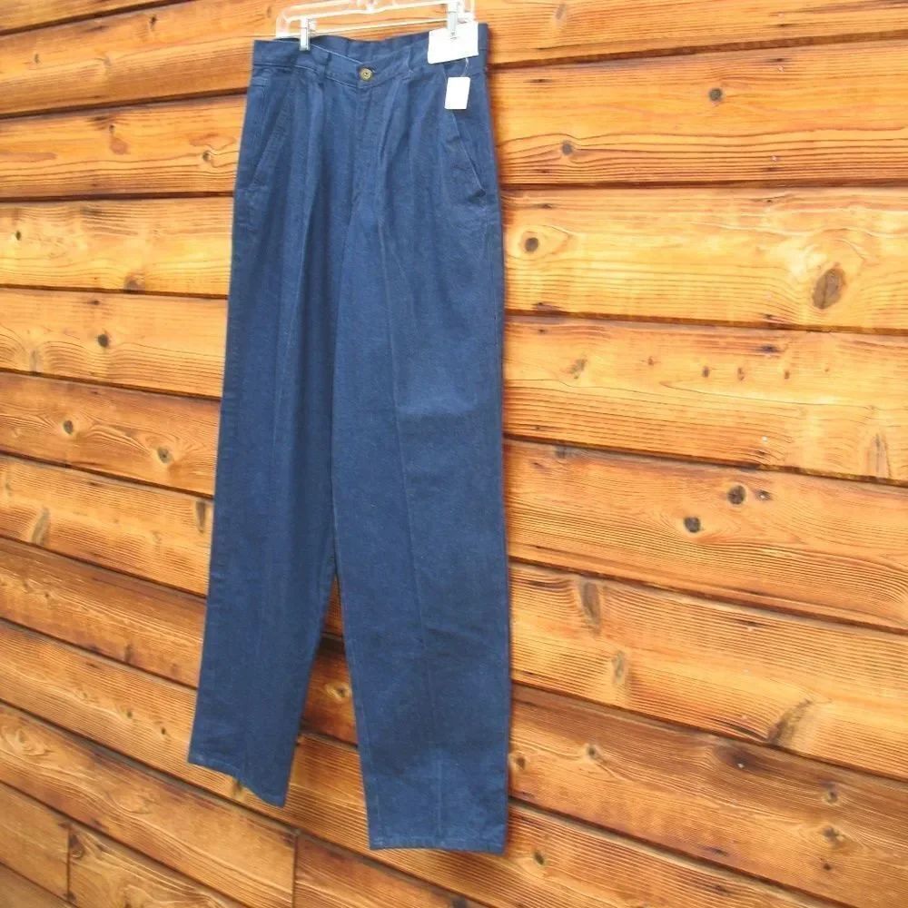 NWT Vintage 80s Tapered Leg High Rise Jeans